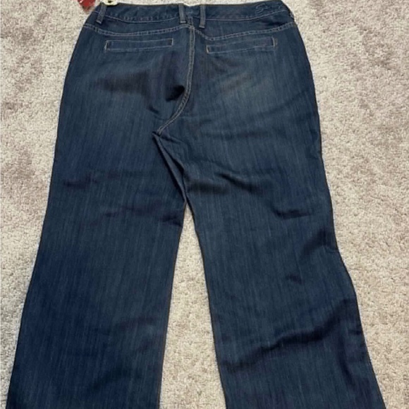 Seven7 Blue Flare Wide Leg Jeans Premium Denim - Picture 7 of 8